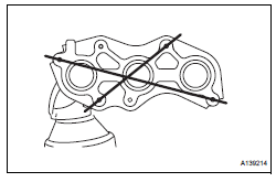  INSPECT EXHAUST MANIFOLD SUB-ASSEMBLY LH