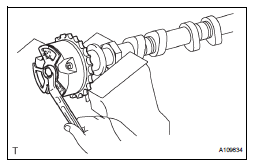 INSPECT CAMSHAFT TIMING GEAR ASSEMBLY