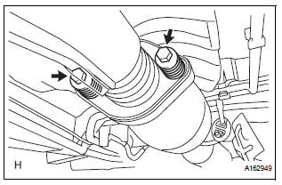INSTALL FRONT EXHAUST PIPE ASSEMBLY