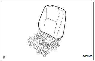 INSTALL SEATBACK COVER WITH PAD