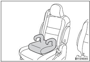 Toyota Sienna. Booster seat