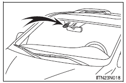 Toyota Sienna. Raindrop sensor
