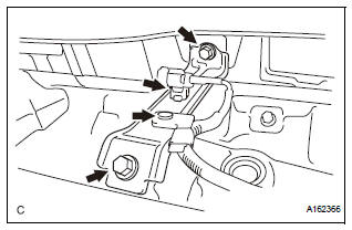 INSTALL FRONT WIPER MOTOR AND LINK (See page WW-6)