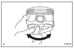REMOVE PISTON SUB-ASSEMBLY WITH PIN