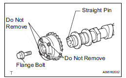 INSPECT CAMSHAFT TIMING EXHAUST GEAR ASSEMBLY