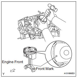 INSTALL PISTON SUB-ASSEMBLY WITH CONNECTING ROD