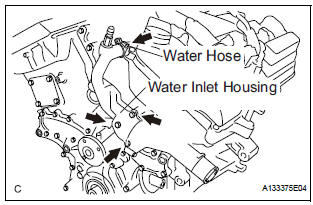 REMOVE WATER INLET HOUSING