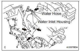 INSTALL WATER INLET HOUSING