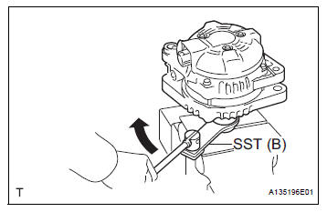 REMOVE GENERATOR CLUTCH PULLEY