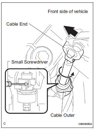 DISCONNECT TRANSMISSION CONTROL CABLE ASSEMBLY 