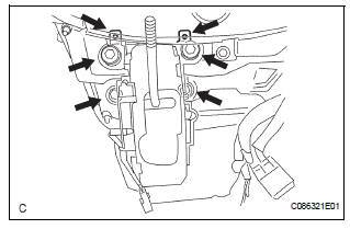 INSTALL SHIFT LEVER ASSEMBLY