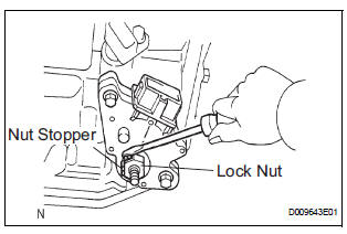 Remove park/neutral position switch assembly