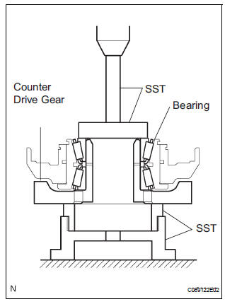INSTALL COUNTER DRIVE GEAR