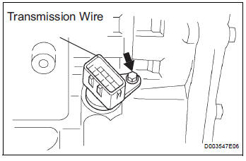 INSTALL TRANSMISSION WIRE