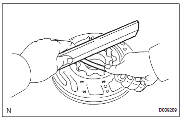 INSPECT CLEARANCE OF OIL PUMP ASSEMBLY