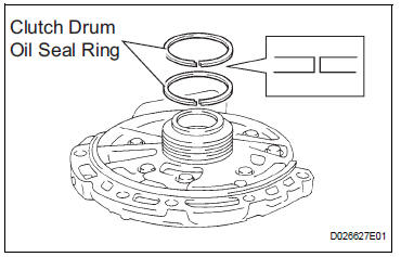  INSTALL CLUTCH DRUM OIL SEAL RING