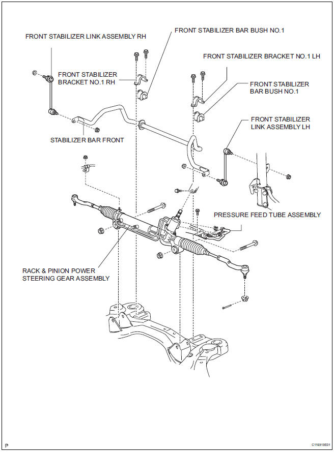 Front stabilizer bar (for 2wd)