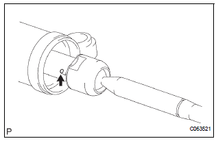 INSPECT STEERING RACK END SUB-ASSEMBLY
