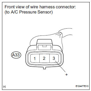  CHECK HARNESS AND CONNECTOR (A/C AMPLIFIER - A/C PRESSURE SENSOR)