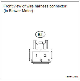 CHECK HARNESS AND CONNECTOR (BLOWER MOTOR - BODY GROUND)