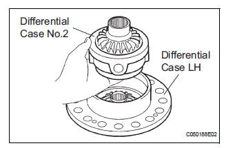  INSTALL CTR DIFFERENTIAL PLANETARY GEAR ASSEMBLY