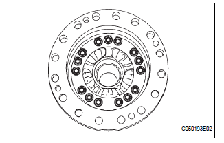  INSTALL CTR DIFFERENTIAL PLANETARY GEAR ASSEMBLY