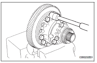 INSTALL FRONT DIFFERENTIAL RING GEAR