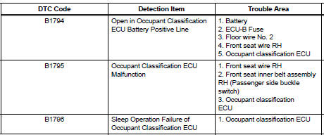 Occupant Classification ECU