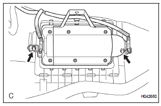REMOVE FRONT PASSENGER AIRBAG ASSEMBLY