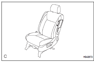 FRONT SEAT SIDE AIRBAG ASSEMBLY (VEHICLE NOT INVOLVED IN COLLISION)