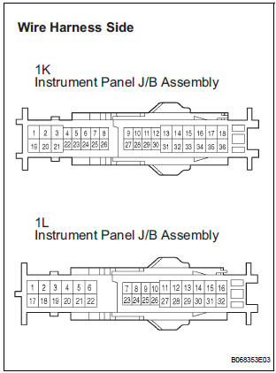 CHECK HARNESS AND CONNECTOR (INSTRUMENT PANEL J/B ASSEMBLY - BODY GROUND)
