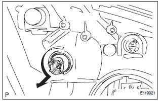 REMOVE FRONT SIDE MARKER LIGHT BULB