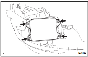  REMOVE LIGHT CONTROL ECU (DISCHARGE HEADLIGHT)