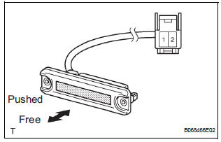 INSPECT BACK DOOR OPENER SWITCH ASSEMBLY