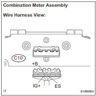  INSPECT COMBINATION METER ASSEMBLY