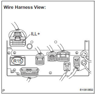 CHECK HARNESS AND CONNECTOR (BATTERY - RADIO AND NAVIGATION ASSEMBLY)