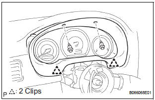 REMOVE INSTRUMENT CLUSTER FINISH PANEL SUB-ASSEMBLY