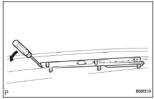 REMOVE DEFROSTER NOZZLE OPENING PLATE NO.1