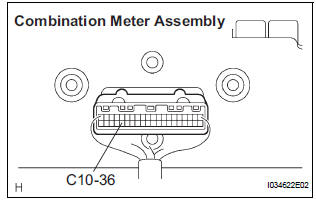 CHECK COMBINATION METER ASSEMBLY