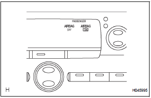  CHECK PASSENGER AIRBAG ON/OFF INDICATOR