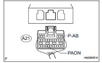 CHECK PASSENGER AIRBAG ON/OFF INDICATOR