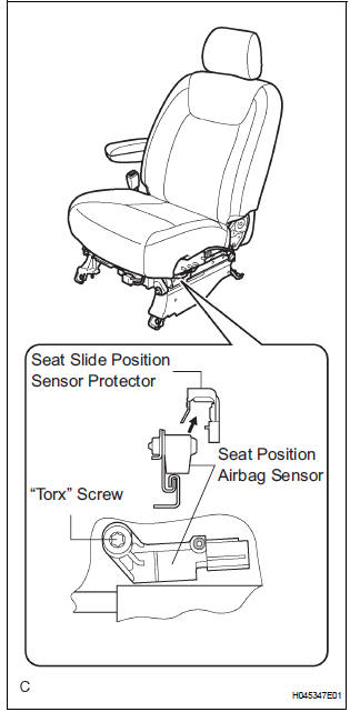 REMOVE SEAT POSITION SENSOR