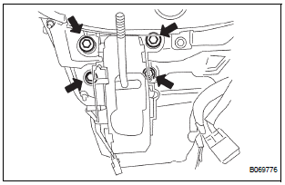 INSTALL SHIFT LEVER ASSEMBLY