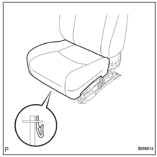 REMOVE SEAT CUSHION COVER WITH PAD