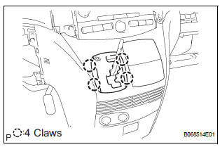 REMOVE FLOOR SHIFT POSITION INDICATOR HOUSING ASSEMBLY
