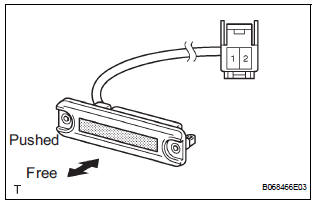 INSPECT BACK DOOR OPENER SWITCH ASSEMBLY 