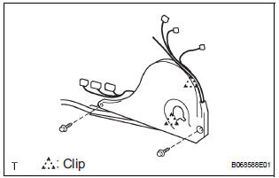 INSTALL REAR DOOR WIRE SUB-ASSEMBLY LH