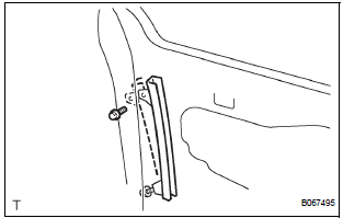 INSTALL SLIDE DOOR WINDOW ASSEMBLY LH