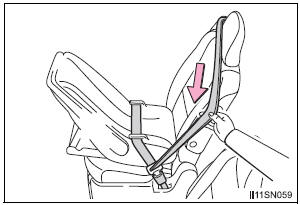 Toyota Sienna. Rear facing - Infant seat/convertible seat