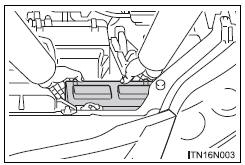 Toyota Sienna. Triggering of the alarm